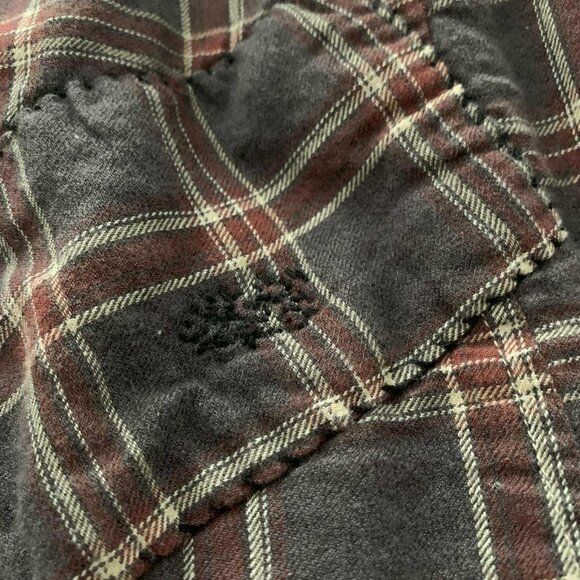 Magnolia Pearl Tanie Jane Plaid Overalls - Rare Retired Criss-Cross - Picture 13 of 14